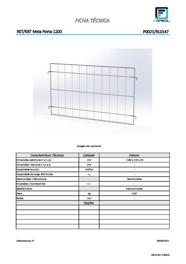 Meia Porta RST 1200 - Image 2