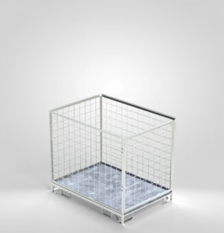 Contentor Metálico com Porta