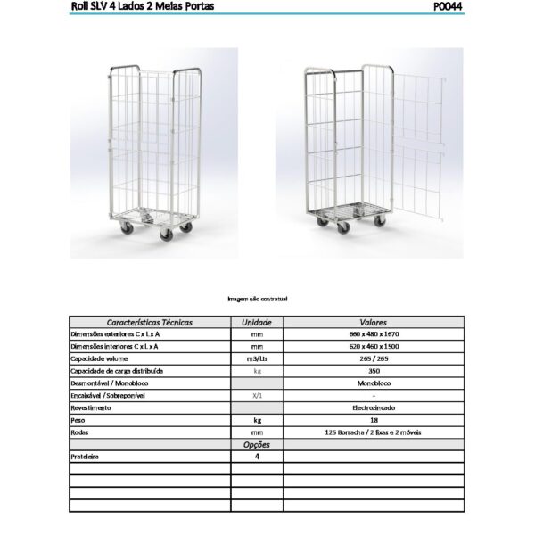 Roll Container para Lavandaria - Image 2