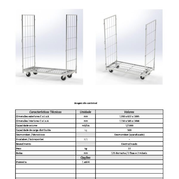 Roll RST 1200X600x1700 2 Lados - Image 2