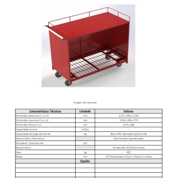 Carro para Bag-in-Box e Garrafas - Image 2