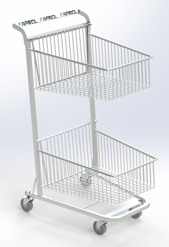 Carro 2 Cestos Encaixável