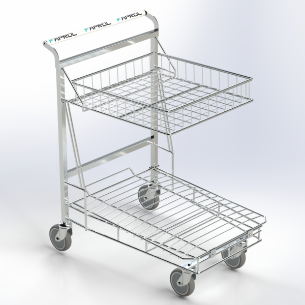 Carro Brico Pequeno com Cesto Articulado